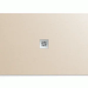 Actieprijs Essential - Piatto doccia Rettangolare in Silexpol 150x70 cm x 2,5 cm, color Bone
