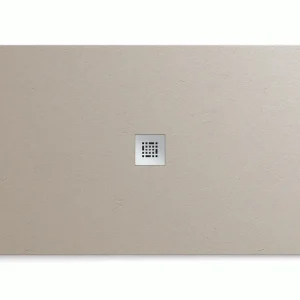 Aanbieding Essential - Piatto doccia Rettangolare in Silexpol 150x90 cm x 2,5 cm, color Seda