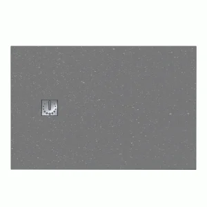 Aanbieding Titan - Piatto doccia Rettangolare in Silexpol 140x80 cm x 2,3+0,4 cm, color Drop Dark