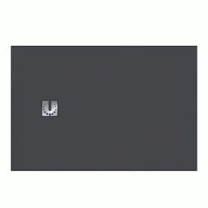 Weekendaanbieding Titan - Piatto doccia Rettangolare in Silexpol 190x90 cm x 2,3+0,4 cm, color Negro
