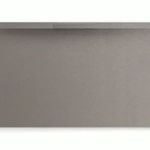 Weekendaanbieding Trace - Piatto doccia Rettangolare in Silexpol 120x100 cm x 2,4-2,7 cm, color Cenere
