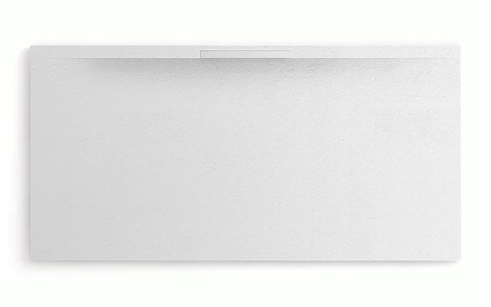 Trace - Piatto doccia Rettangolare in Silexpol 180x90 cm x 2,4-2,7 cm, color Blanco Total Dagaanbieding