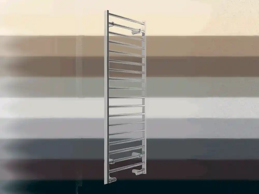 Direct Beschikbaar Slim-C - Radiatore Idraulico Orizzontale in Metallo, Misura 172X60 cm, Interasse 450 mm, Potenza 774 W a 50 *C, Color Pastels