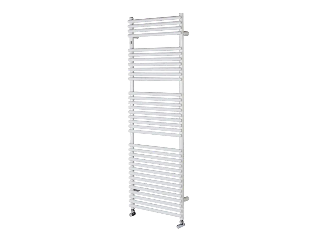 Exclusieve Aanbieding Hego23 - Radiatore Idraulico Orizzontale in Metallo, Misura 151X60 cm, Interasse 570 mm, Potenza 975 W a 50 *C, Color Pure White 9010