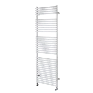 Beperkt Aanbod Hego23 - Radiatore Idraulico Orizzontale in Metallo, Misura 117,7X50 cm, Interasse 470 mm, Potenza 644 W a 50 *C, Color Pure White 9010