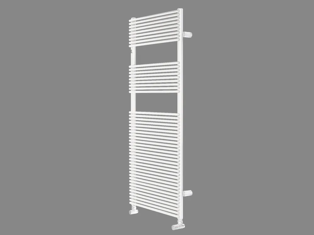 Goedkoop Hego13 - Radiatore Idraulico Orizzontale in Metallo, Misura 76,2X60 cm, Interasse 570 mm, Potenza 511 W a 50 *C, Color Pure White 9010