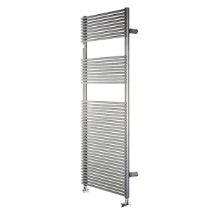 Beste Prijs Hego13 - Radiatore Idraulico Orizzontale in Metallo, Misura 148,2X45 cm, Interasse 420 mm, Potenza 485 W a 50 *C, Color Chrome