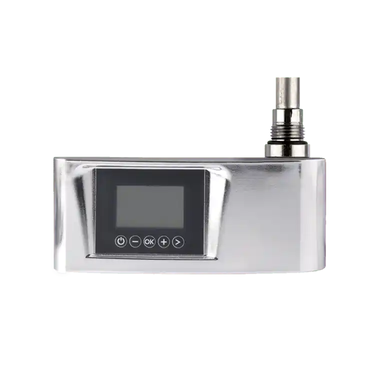 Nu Kopen Deltacalor, Accessori - Resistenza Classe II con Cronotermostato Digitale, Potenza 1000 W con Schuko color Chrome
