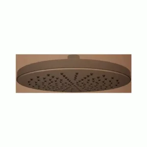 Aanbieding Soffioni - Soffione doccia orientabile in ottone a Parete/a Soffitto, finitura Frosted Rose Gold, Ø200 mm