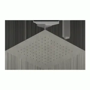 Weekendaanbieding Soffioni - Soffione doccia in acciaio inox a Soffitto, finitura Stainless Steel, 360x360 mm