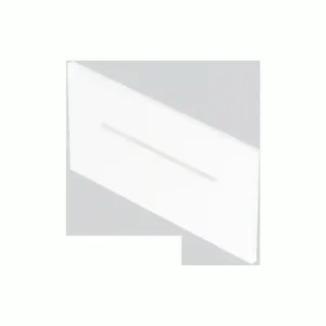 Aanbieding Soffioni - Soffione doccia ad incasso, finitura White, 300x145 mm