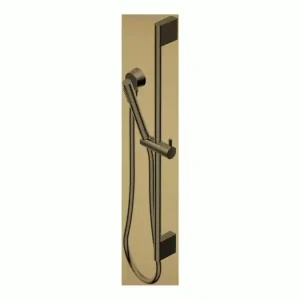 Aanbieding Kit doccia - Asta saliscendi con doccetta a Parete finitura Frosted Champagne