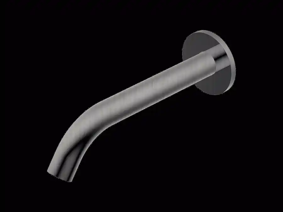 Actieprijs Diametro35 S - Bocca di Erogazione a Parete per Vasca, Finitura Brushed, Canna da 200 mm