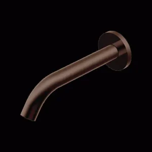 Actieprijs Diametro35 - Bocca di Erogazione a Parete per Vasca, Finitura Brushed Rose Gold, Canna da 204 mm