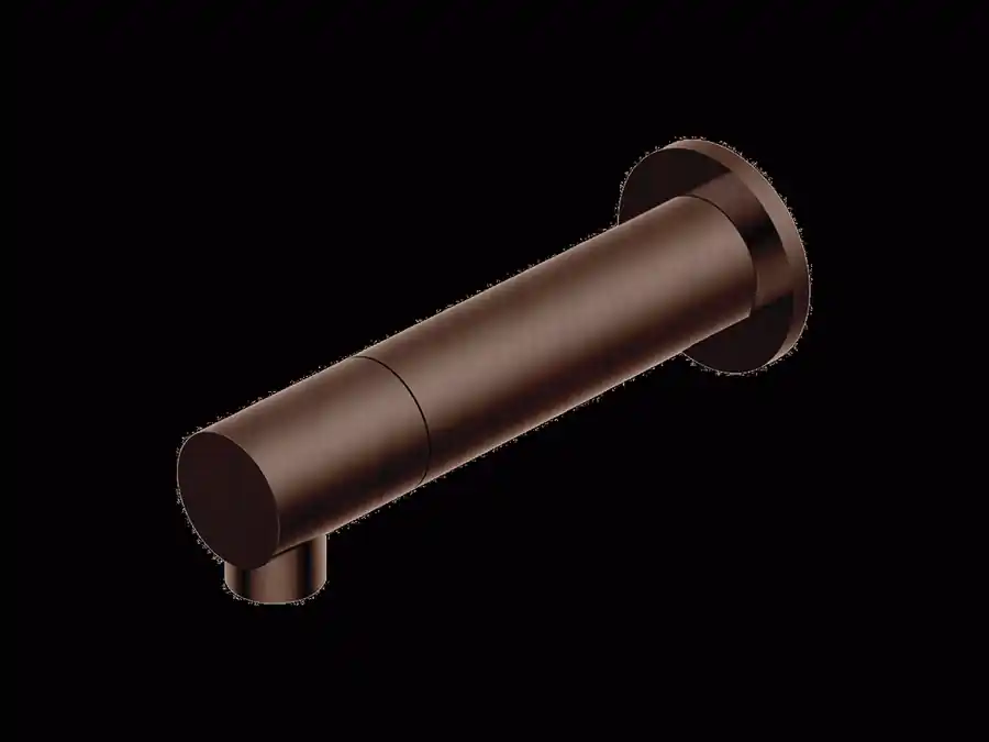 Aanbieding Diametro35 - Bocca di Erogazione a Parete per Vasca, Finitura Brushed Rose Gold, Canna da 155 mm