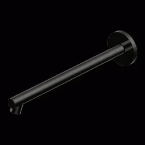 Actieprijs Diametro35 - Bocca di Erogazione a Parete per Lavabo, Finitura Frosted Black Chrome, Canna da 273 mm