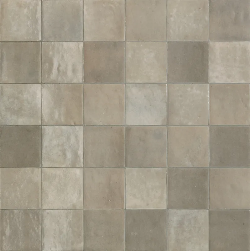 Zellige Argilla Fondo 10x10 Lux Sp. 10 mm - 0,54 Mq Gereduceerde Prijs