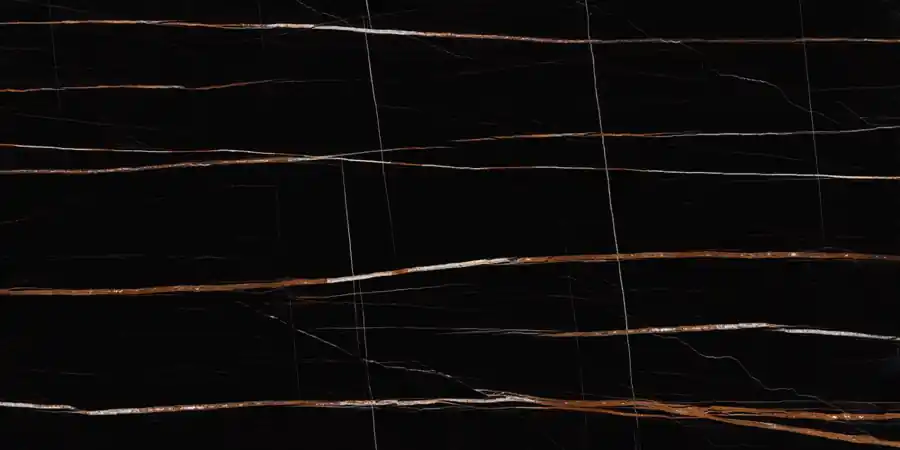 Aanbieding Grande Marble Look Sahara Noir Fondo 160x320 Rettificato Lux Sp. 6 mm - 5,12 Mq