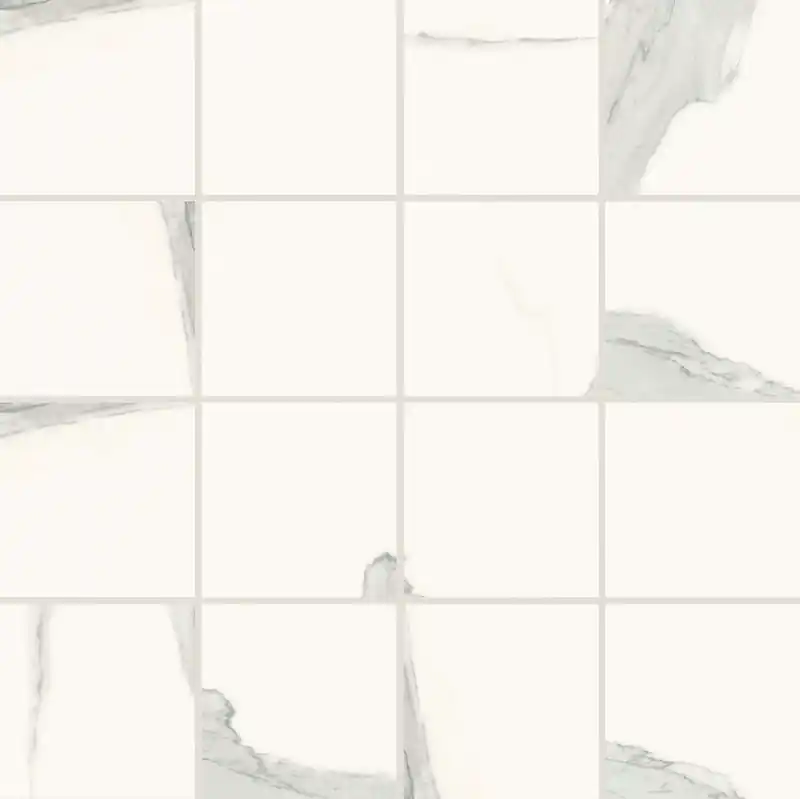 Betrouwbaar I Classici Di Rex Statuario Mosaico 7,5x7,5 Non Rettificato Glossy Sp. 6 mm - 11 Pz