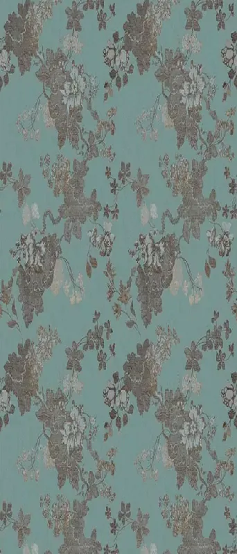 Shop Nu I Filati Di Rex Lady Hamilton Turchese Decoro 120x280 Rettificato Matt - Naturale Sp. 6 mm - 3,36 Mq