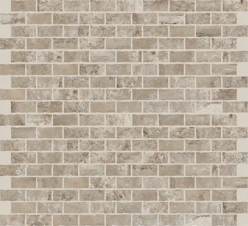 La Roche La Roche Ecru Mosaico 1,5x3 Non Rettificato Smooth Sp. 6 mm - 11 Pz Betaalbaar
