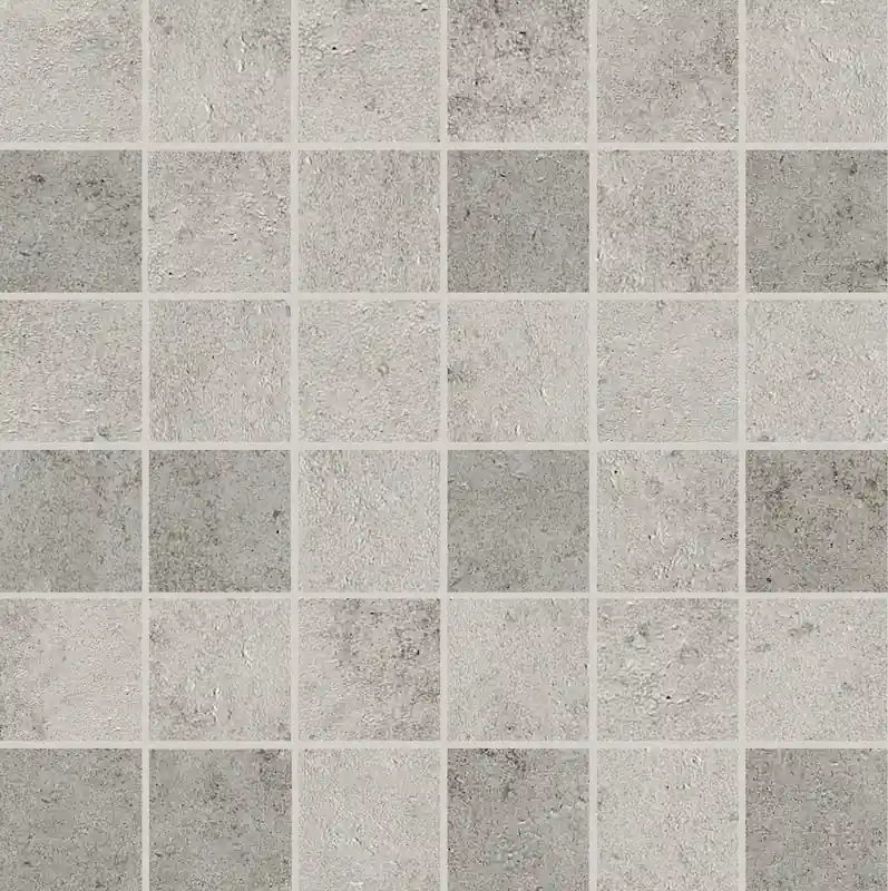 La Roche La Roche Grey Mosaico 5x5 Non Rettificato Matt - Naturale Sp. 9 mm - 1 Mq Populair