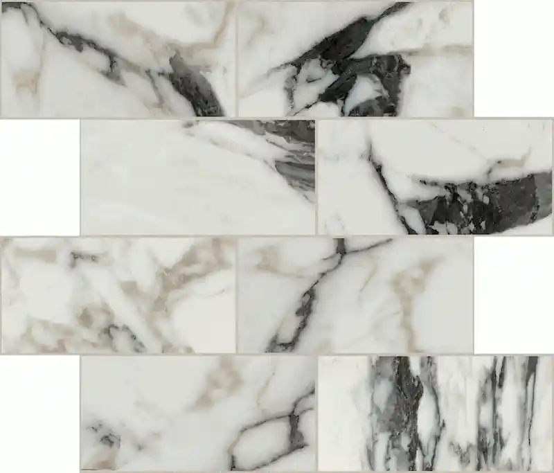 Lage Prijs Les Bijoux De Rex Calacatta Altissimo Blanc Muretto 7,5x15 Non Rettificato Matt - Naturale Sp. 6 mm - 11 Pz
