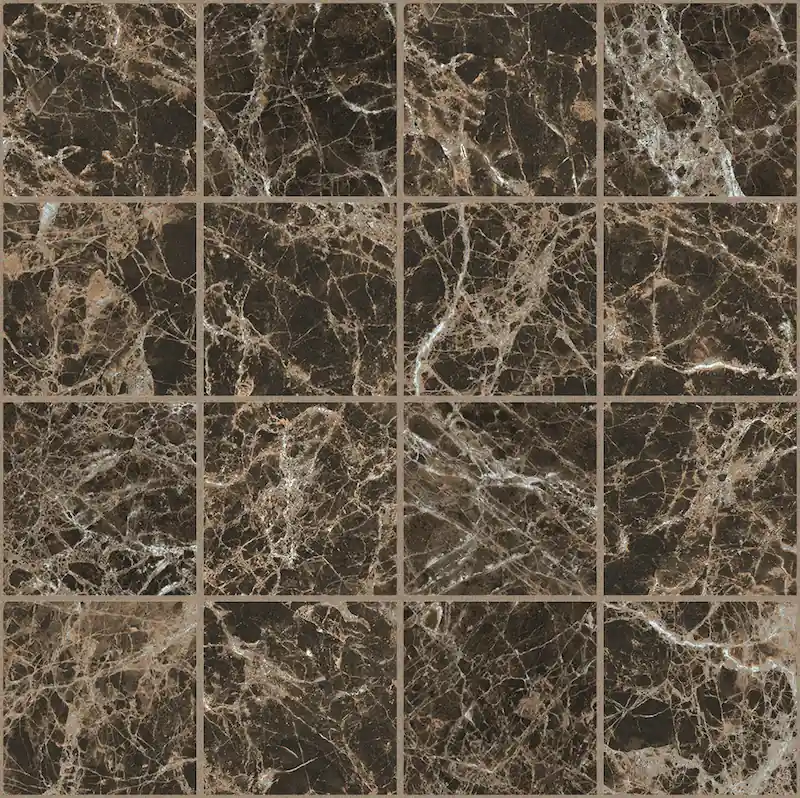 Bestel Nu Les Bijoux De Rex Marron Imperial Mosaico 7,5x7,5 Non Rettificato Matt - Naturale Sp. 6 mm - 11 Pz