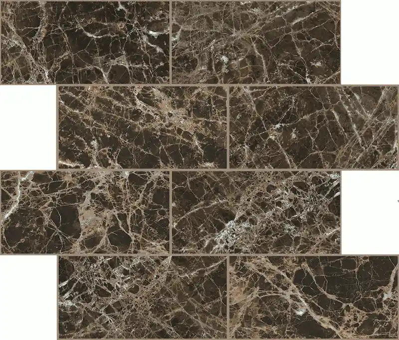 Les Bijoux De Rex Marron Imperial Muretto 7,5x15 Non Rettificato Matt - Naturale Sp. 6 mm - 11 Pz Actieprijs