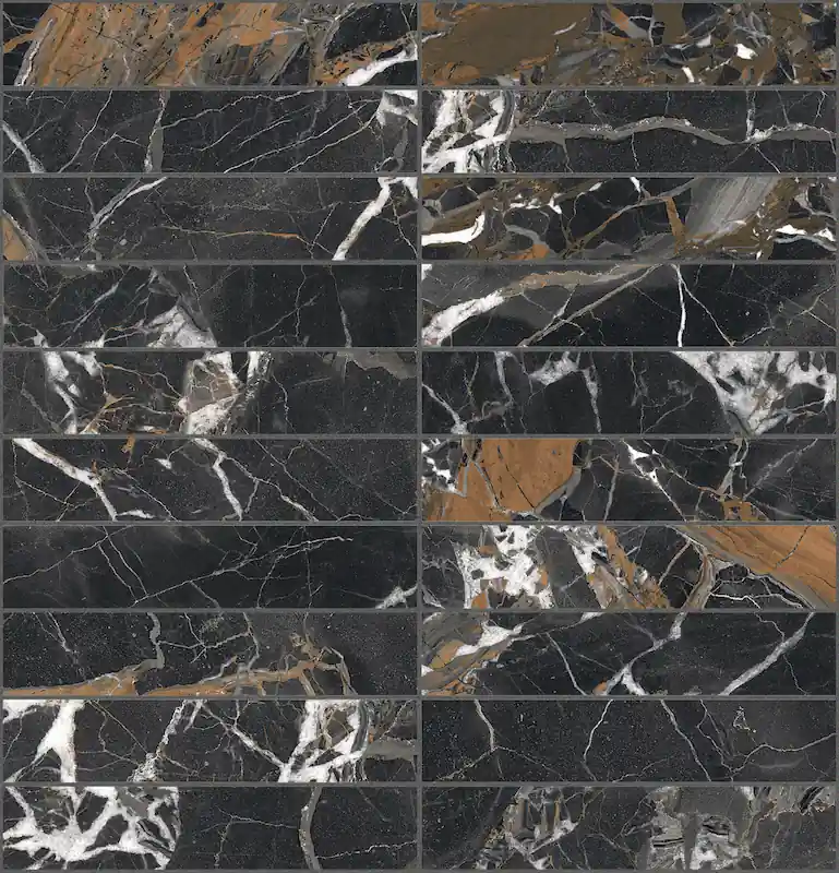 Superprijs Les Bijoux De Rex Ombre De Caravage Mosaico 3x15 Non Rettificato Matt - Naturale Sp. 9 mm - 11 Pz
