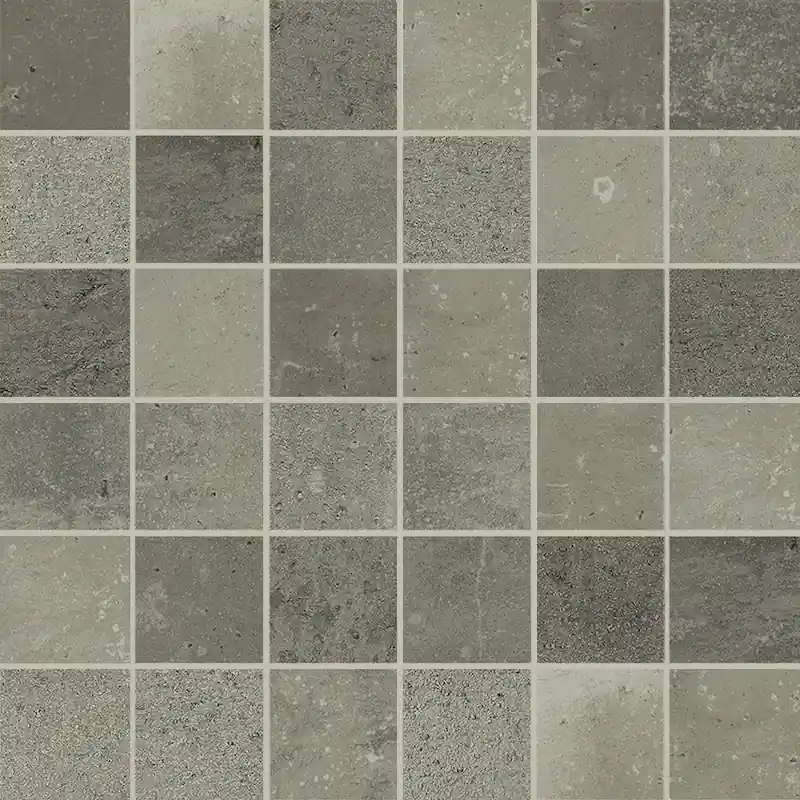 Maps Of Cerim Maps Dark Grey Mosaico 5x5 Non Rettificato Matt - Naturale Sp. 9 mm - 8 Pz Betaalbaar