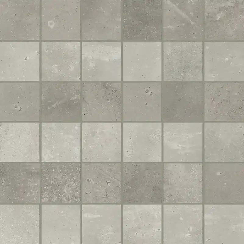 Maps Of Cerim Maps Light Grey Mosaico 5x5 Non Rettificato Matt - Naturale Sp. 9 mm - 8 Pz Op = Op