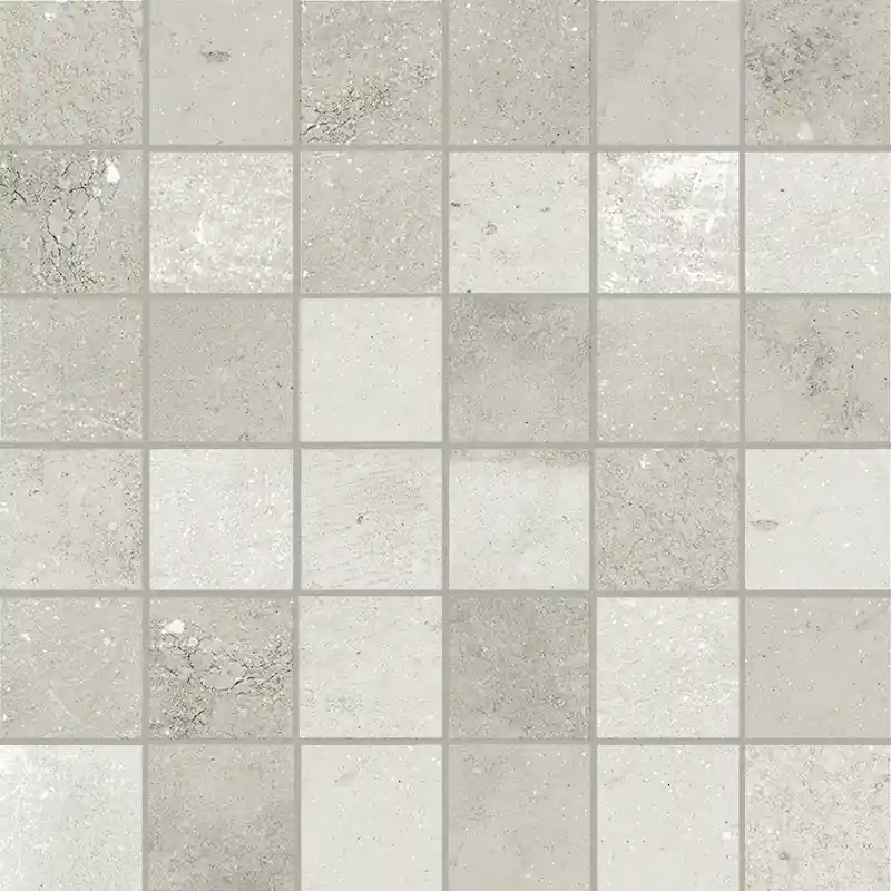 Favoriet Maps Of Cerim Maps White Mosaico 5x5 Non Rettificato Matt - Naturale Sp. 9 mm - 8 Pz