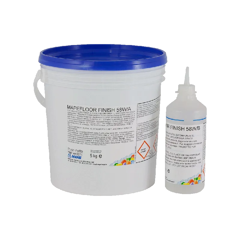 Mapefloor Finish 58 W - 1 Bottiglie da 0,5 kg Gecertificeerd