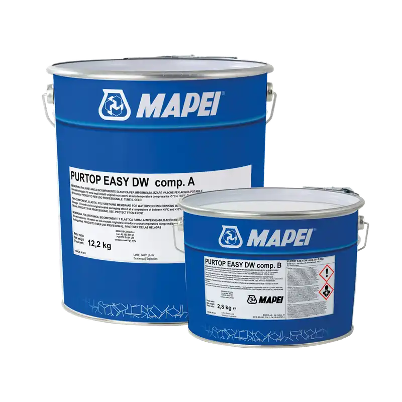Purtop Easy Dw Bianco - 1 Secchi da 12,2 kg Gereduceerde Prijs
