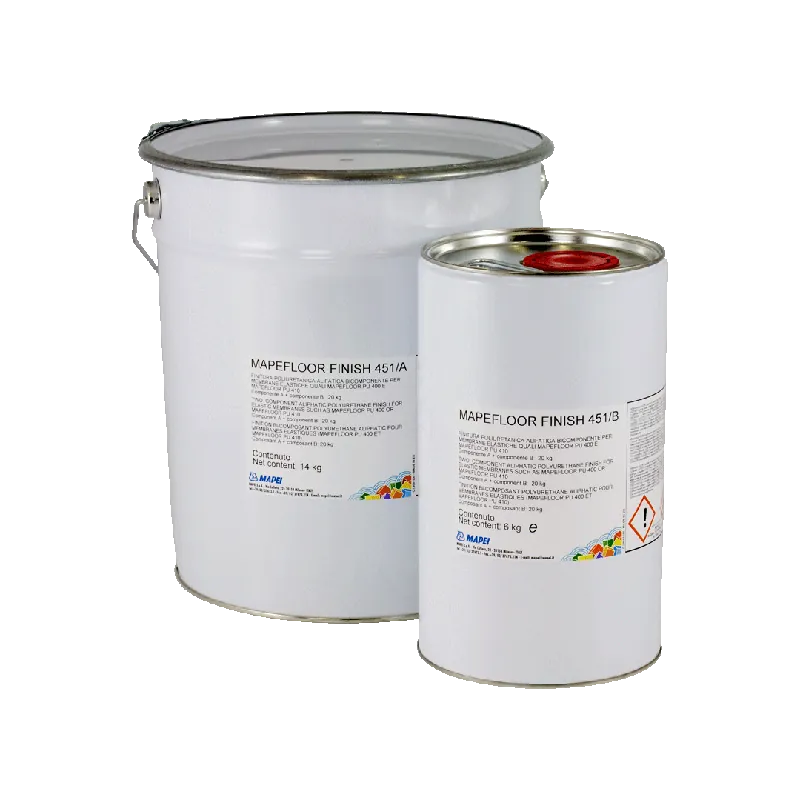 Mapefloor Finish 451 Ral 9003 - 1 Secchi da 14 kg Op = Op