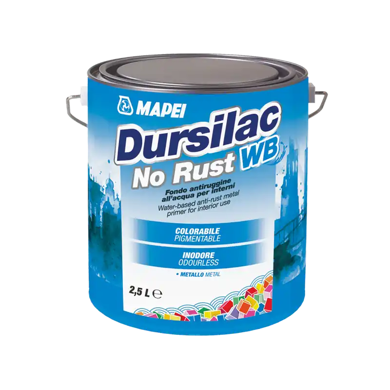 Snelle Levering Dursilac No Rust Wb Bianco - 2 Secchi da 2,5 lt