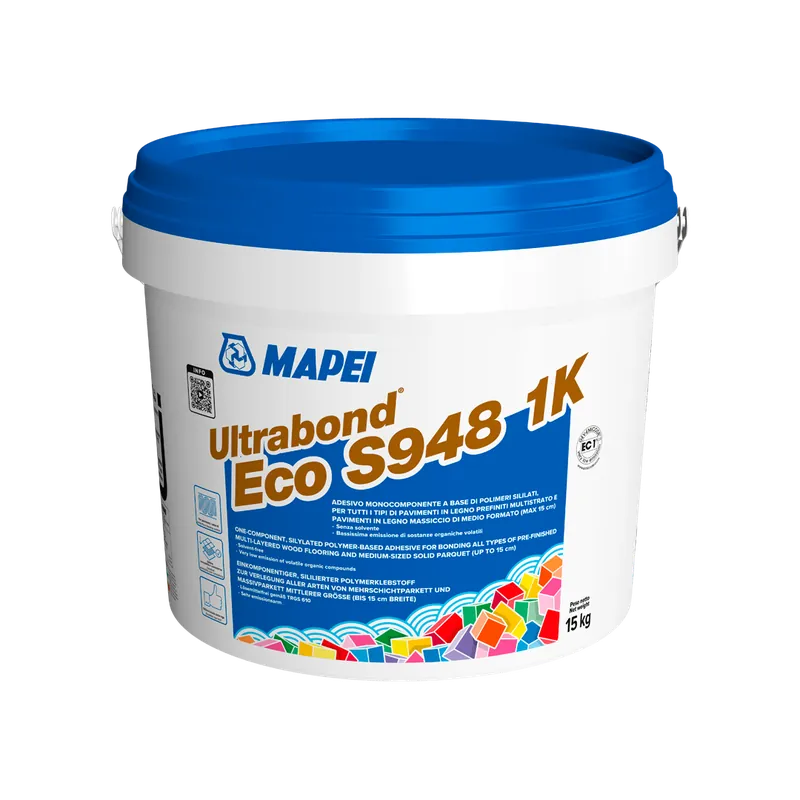 Seizoensaanbieding Ultrabond Eco S948 1K Chiaro - 2 Secchi da 7 kg