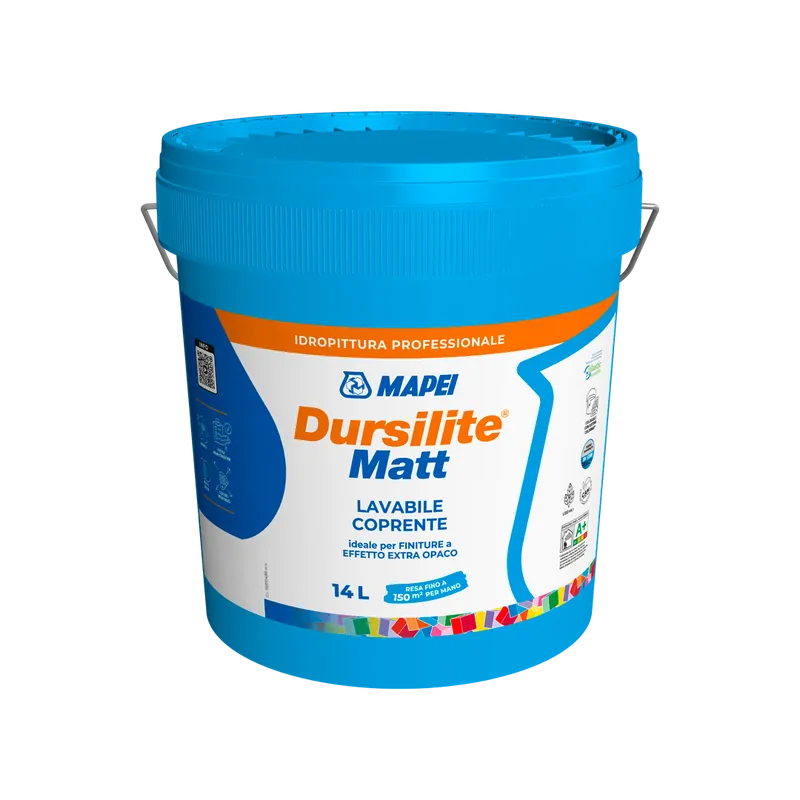 Dursilite Matt Bianco - 6 Secchi da 1 lt Direct Verzonden