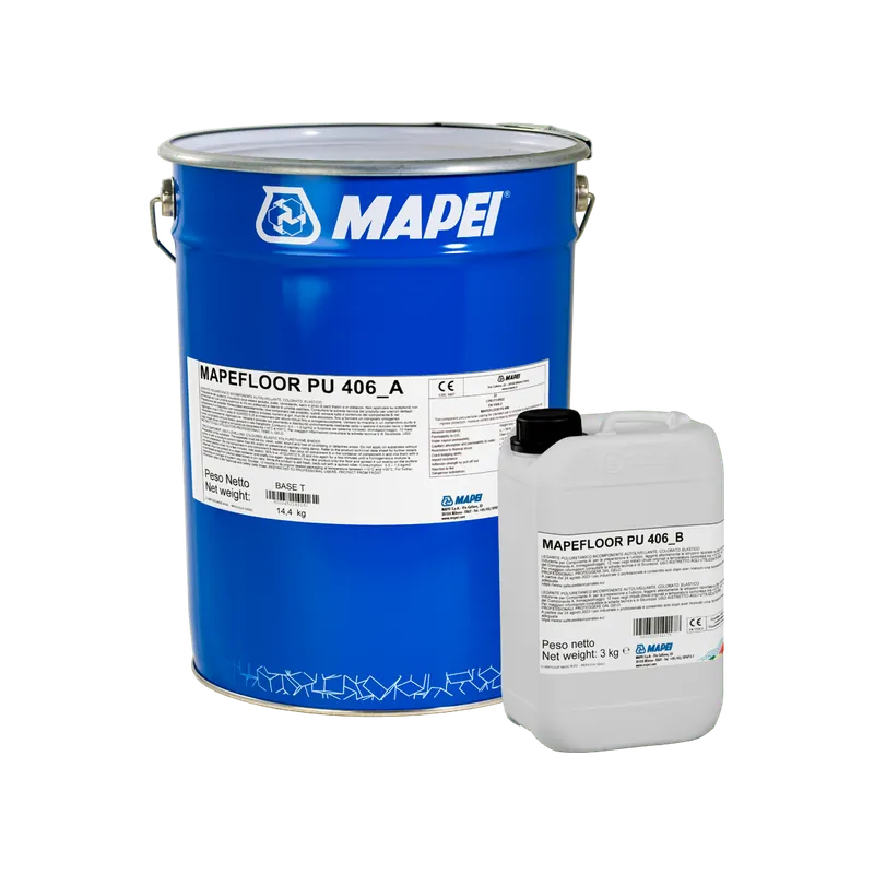 Express Levering Mapefloor Pu 406 Ral 7042 - 1 Secchi da 15 kg