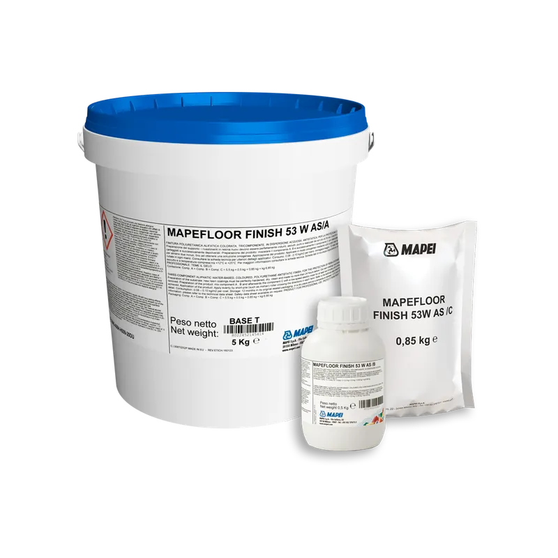 Mapefloor Finish 53W As Ral 5017 - 1 Secchi da 5,5 kg Nu Kopen