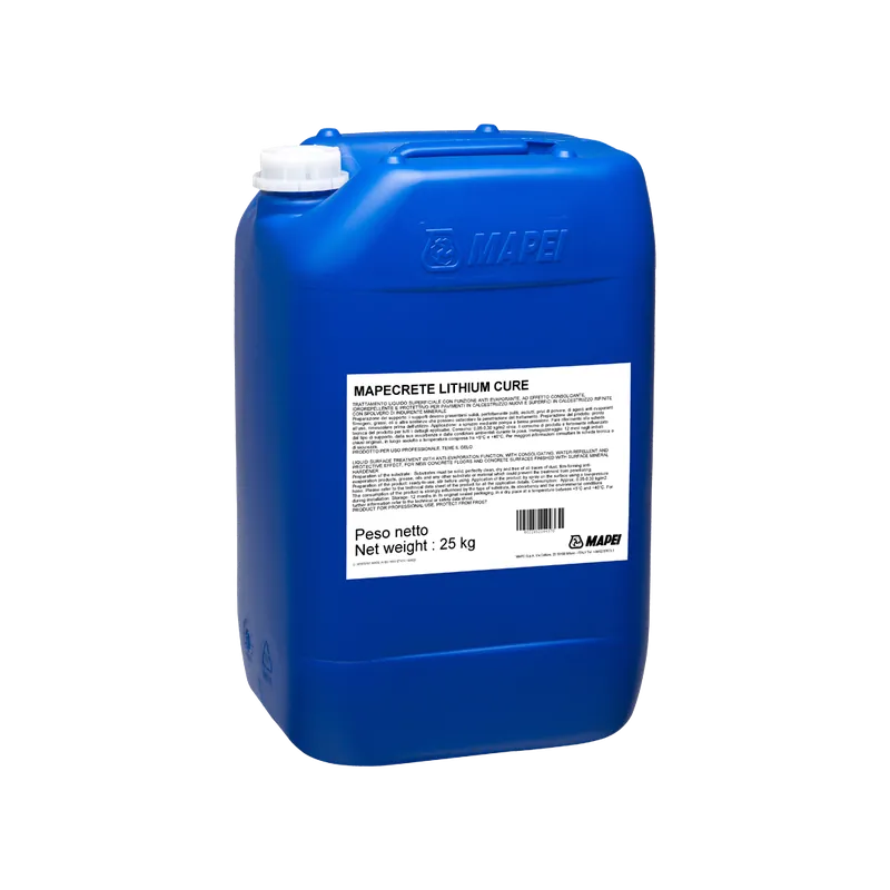 Finale Uitverkoop Mapecrete Lithium Cure - 1 Taniche da 25 kg