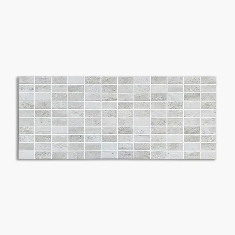 Stock Piastrelle Effetto Mosaico Grigio - Rivestimento Bagno e cucina 25x60 SCONTATO Op = Op