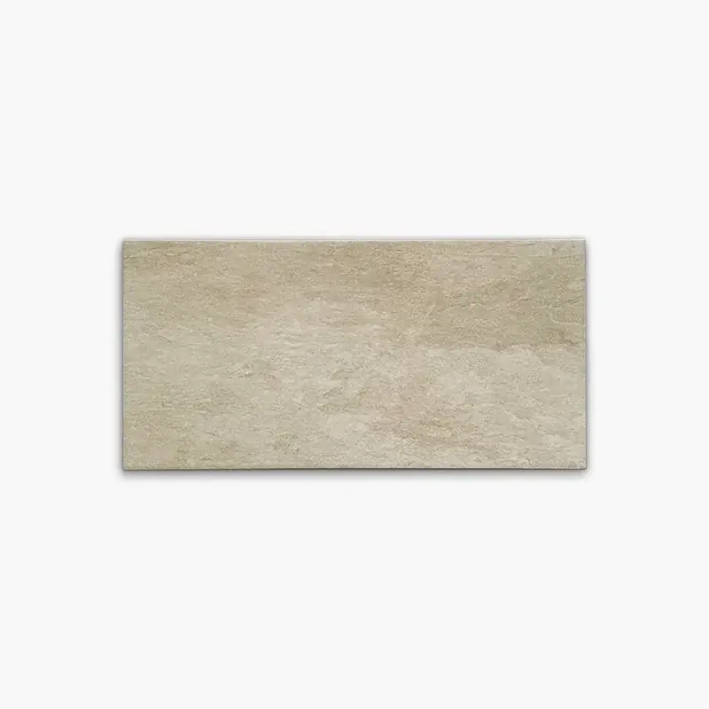 Exclusieve Aanbieding Stock Piastrelle Effetto Cemento Beige per Esterno - Gres Porcellanato R11 21x43 SCONTATO