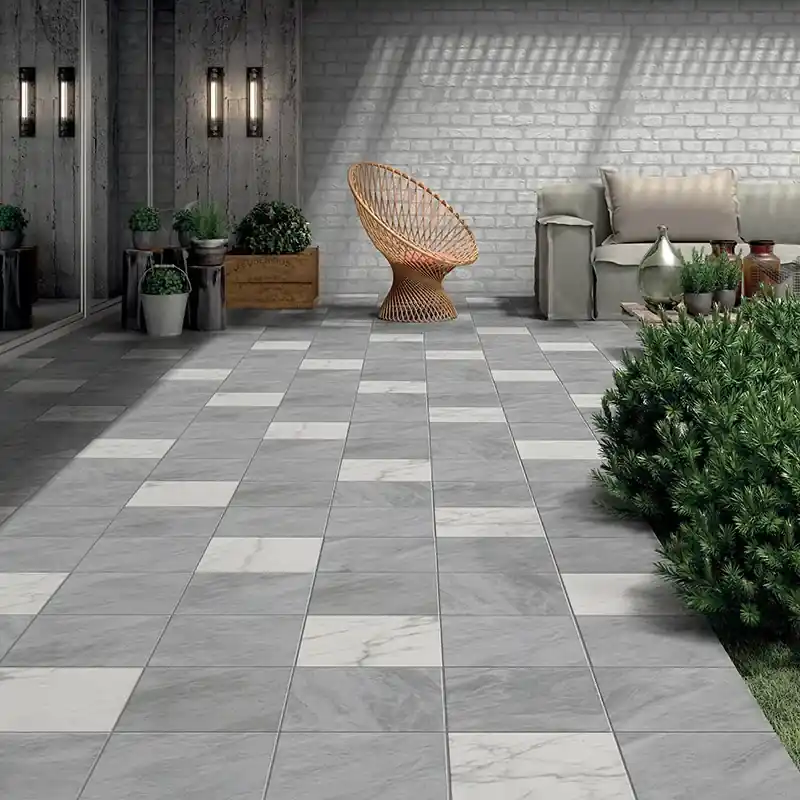 Dama Grigio Bardiglio - Gres Porcellanato Effetto Marmo 25x25 Populair