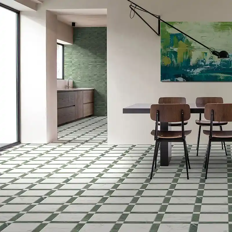 Dama Brick Verde Guatemala - Gres Mattoncino Effetto Marmo 6x25 Must-Have