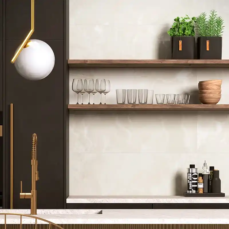 Hete Deal Onici Perla - Rivestimento Ceramico Effetto Onice 33x100