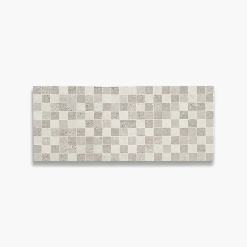 Stock Piastrelle Effetto Mosaico Grigio - Rivestimento Lucido 25x60 SCONTATO Laatste Versie