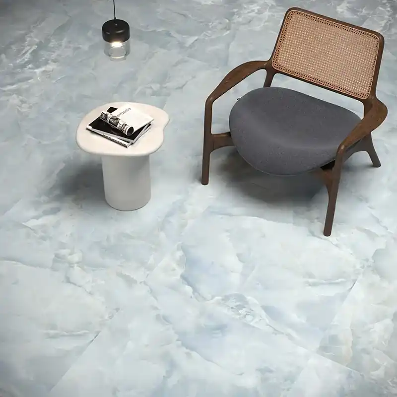 Onici Cobalto - Gres Effetto Onice Opaco 90x90 Populair