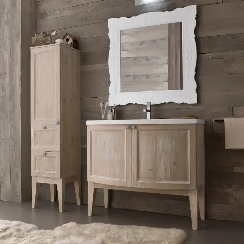 Gratis Retour Ricordi - Composizione Mobile Bagno Classico dalle Linee Curve